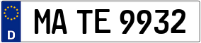Truck License Plate